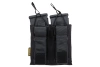 Open Top double loader for M4/M16 + pistol magazines Black