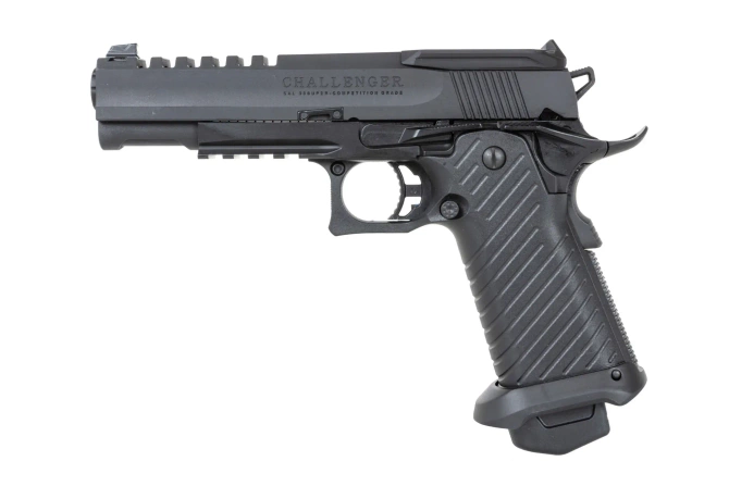 Pistolet ASG ICS Hi-Capa Challenger REVO.II Green Gas wersja polimerowa