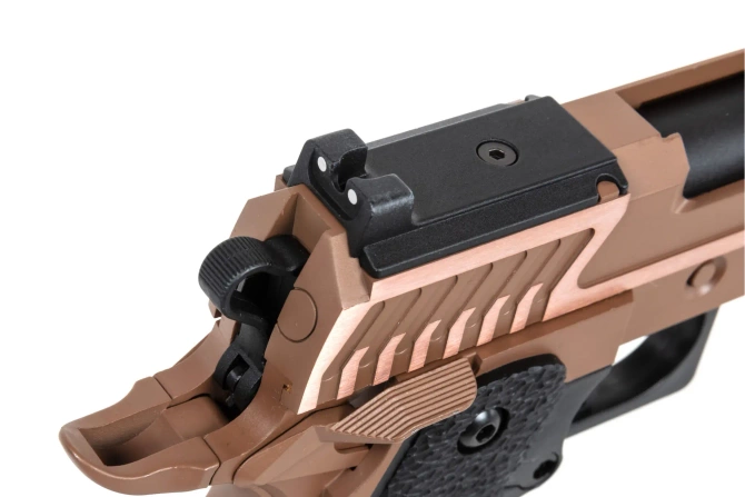 Pistolet ASG SRC Sahara Viper DUAL POWER z magazynkiem CO2 Flat Dark Earth