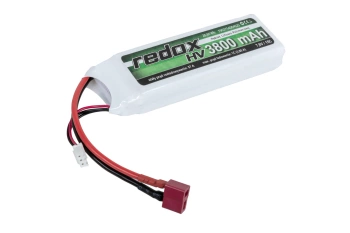 Li-Po Redox 3800 mAh 7.6 V High Voltage 15C Dean battery
