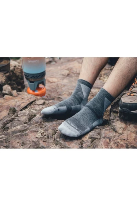 Na Giean Enhanced Medium Weight Micro Socks NGMM0002 L (44-46) Grey