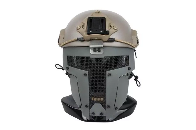 SPT Face Shield for FAST Helmets - Wolf Grey