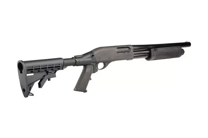 M870 Police Version with Telescopic Stock Shotgun Replica