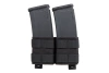 Double open magazine pouch 5.56 mm Wosport Black