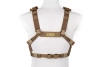 Tactical Low Profile Chest Rig type vest - Coyote Brown