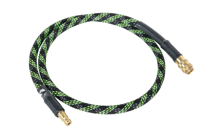 HPA hose Mancraft 36" Flex Line QD EU Wide Bore Green
