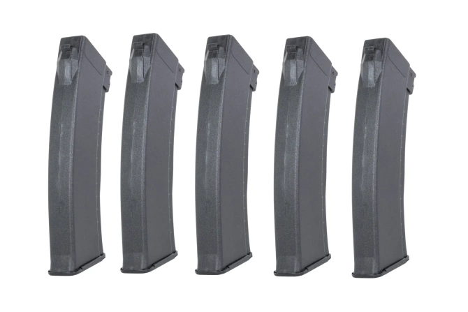 Set of 5 Hi-Cap 550-BB magazines Arcturus EMM AK74 "Bakelite" Wheel Black