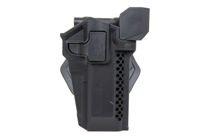 Amomax holster for M9 type replica with optics (right-handed) Black