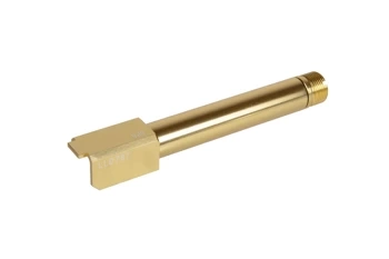 G19 Gen4 "2 Way Fixed" Non-Recoiling External Barrel - Gold