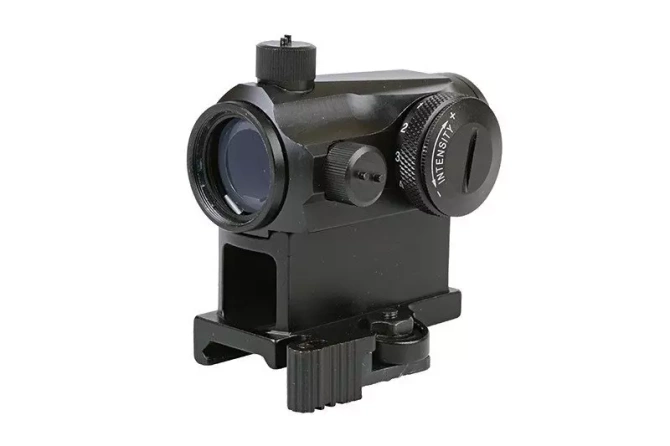 A1 replica collimator sight with QD and low mount - black