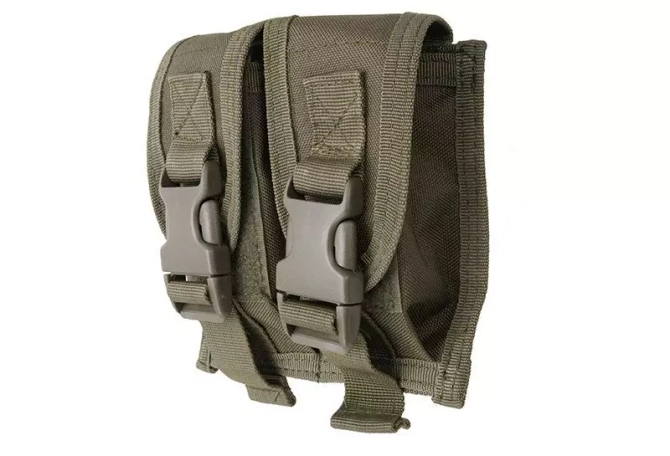 Double grenade pouch   - OLIVE