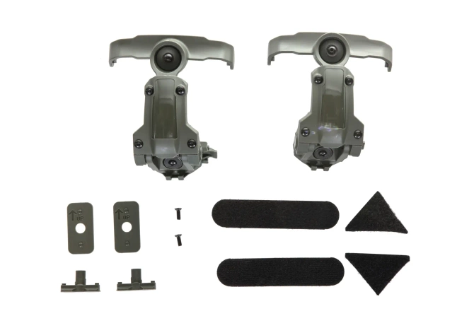 Taktyczny zestaw słuchawkowy Wosport HD-17-A Gen 6 Oliwkowy