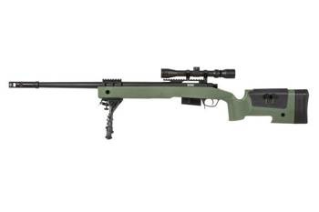 SA-S03 CORE™ Sniper Rifle Replica with Scope and Bipod - Olive Drab