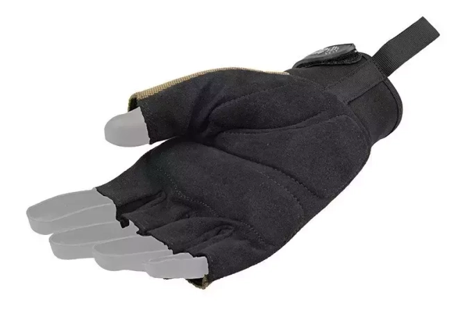 Armored Claw Shooter Cut Tactical Gloves - half tan