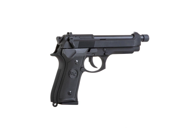 Replika pistoletu SR92 z tłumikiem - czarna