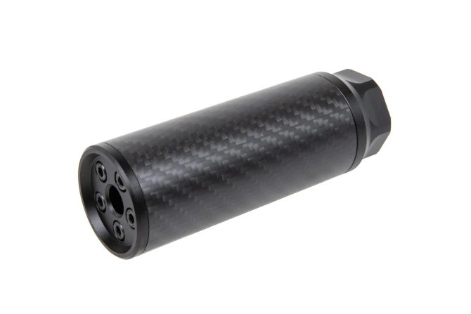 Carbon Silencer Silverback Short 14mm CCW Black