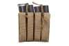 Double Open Top Pouch for M4/M16 Magazines - Khaki