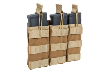 Potrójna ładownica typu Open na magazynki M4/M16 Specna Arms Tactical Tan