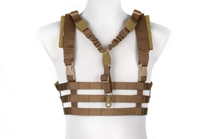 Kamizelka taktyczna Chest Rig typu Low Profile - Coyote Brown