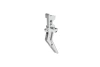 CNC Aluminum Advanced Speed Trigger Tongue (Style A) - Silver