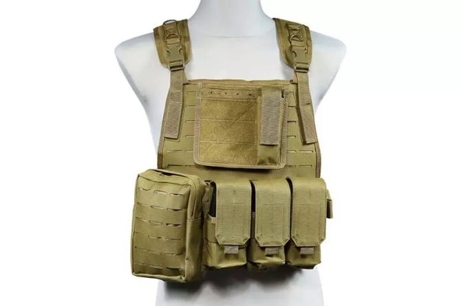 MBSS (LaserCut) Tactical Vest - Tan
