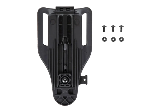 Regulowana płetwa kabury Wosport Czarna