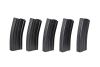 Set of 5 Hi-Cap 300 BB Magazines for M4/M16 Replicas - black