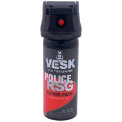 Gaz pieprzowy VESK Police RSG Foam 2mln SHU 50ml Stream - KKS