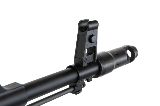 ICS Airsoft MAR M airsoft carbine with folding stock Black