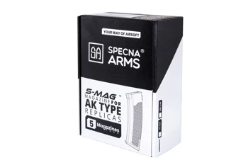 Set of 5 Hi-Cap S-Mag magazines for J-series 380 balls Plum