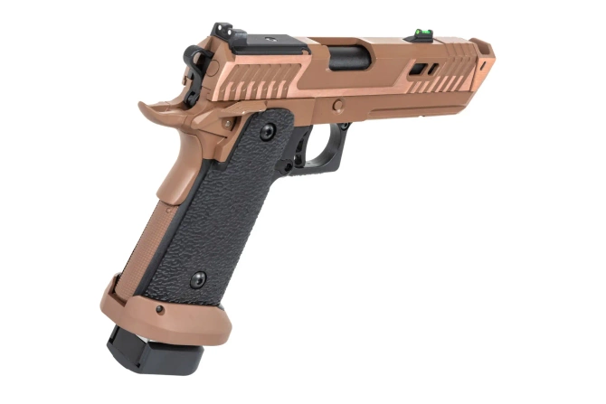 Pistolet ASG SRC Sahara Viper DUAL POWER z magazynkiem green gas Flat Dark Earth