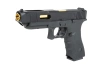 E&amp;C EC-1203 airsoft pistol Black and gold
