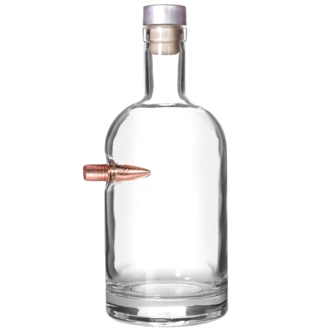 Decanter with .50 Cal Bullet