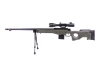 4402D  sniper rifle replica (with scope and bipod) - olive
