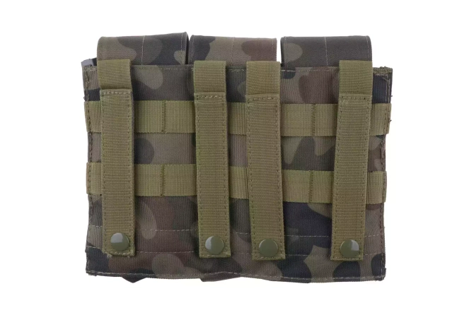 Triple M4/M16 Magazine Pouch - wz.93 Woodland Panther