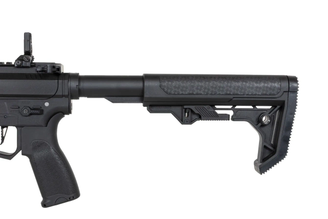 Pistolet maszynowy ASG Specna Arms M4 SA-FX02 FLEX™ HAL ETU Czarny z pomarańczowym urządzeniem wylotowym