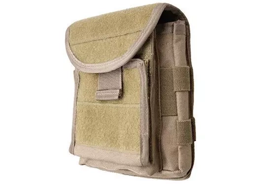 Administration panel with map pouch - sand