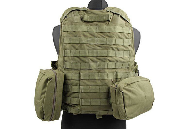 Kamizelka typu CIRAS Maritime z kompletem ładownic - olive drab
