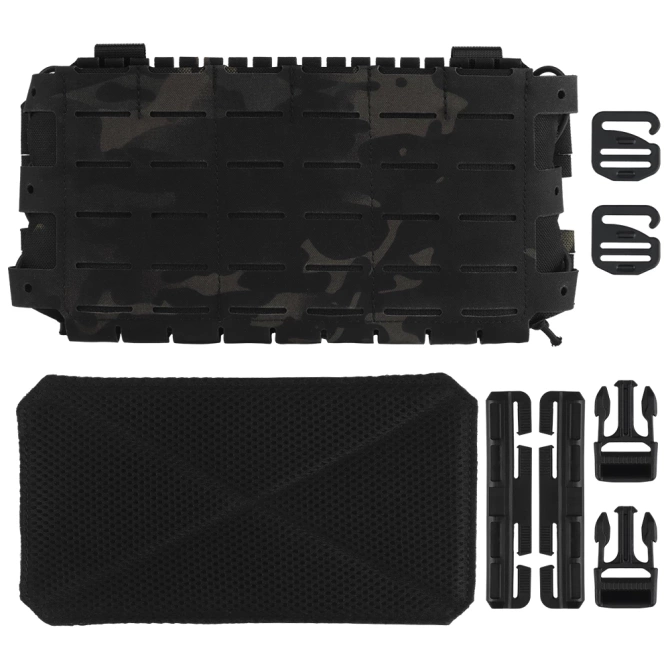 Buckle Up Laser-Cut Wosport front panel VE-77-ACC-03 Multicam Black
