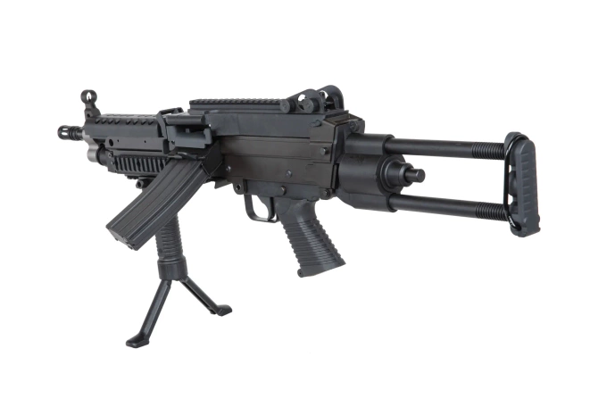 A&K M249 Para Black Airsoft Machine Gun