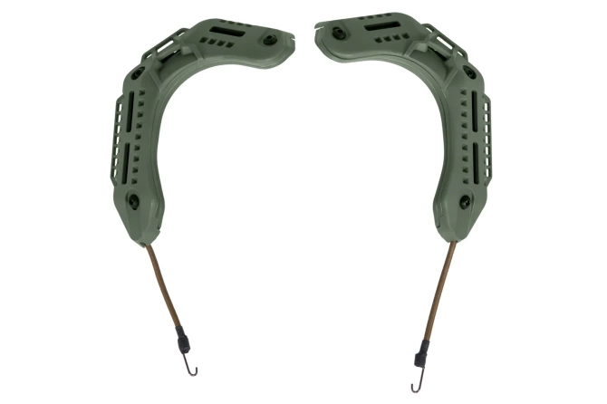 Mounting rail set for Wosport helmets type MK Olive