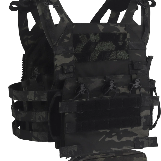 Kamizelka typu Plate Carrier Wosport VE-106 Multicam Black