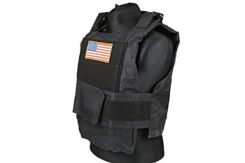 Personal Body Armor tactical vest - black