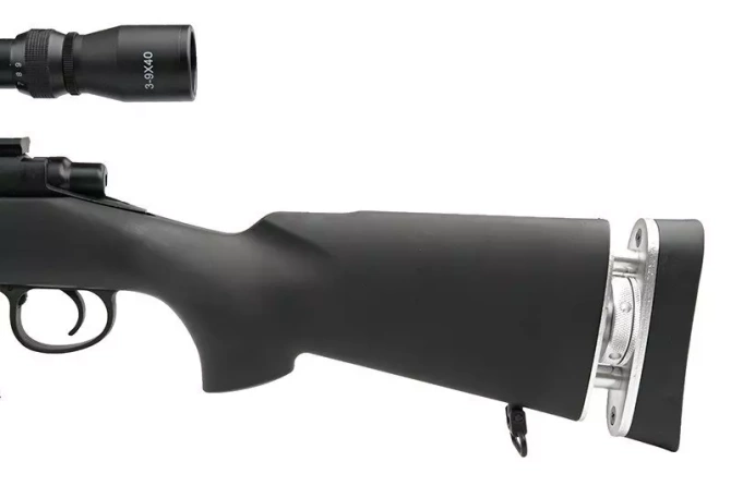 MB4404D sniper rifle replica - with scope and bipod