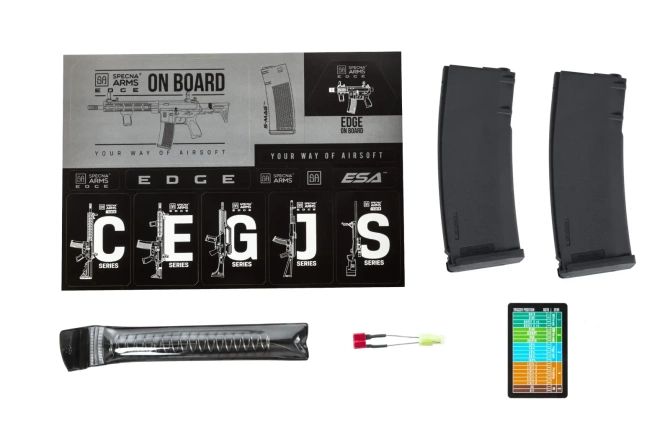M4 Specna Arms SA-E24-H EDGE™ Heavy Ops Stock HAL ETU™ Czarny