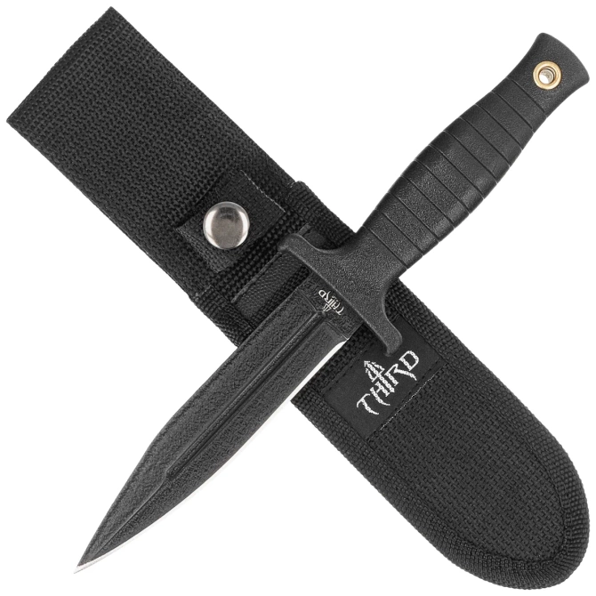 Nóż Third Decor Habitat Boot Knife Black ABS, Black