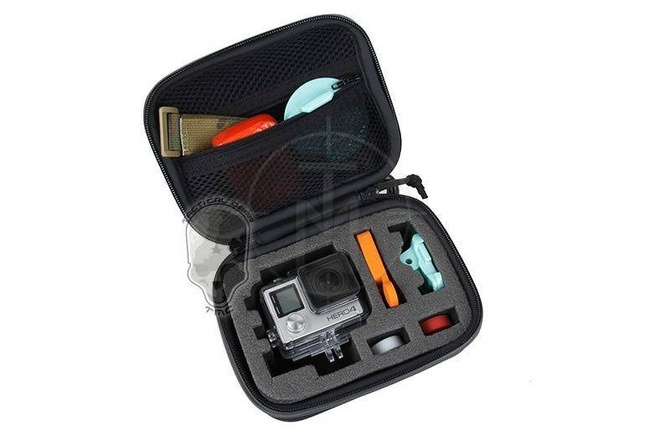 Mały, wodoodporny przybornik na kamerę GoPro - czarny