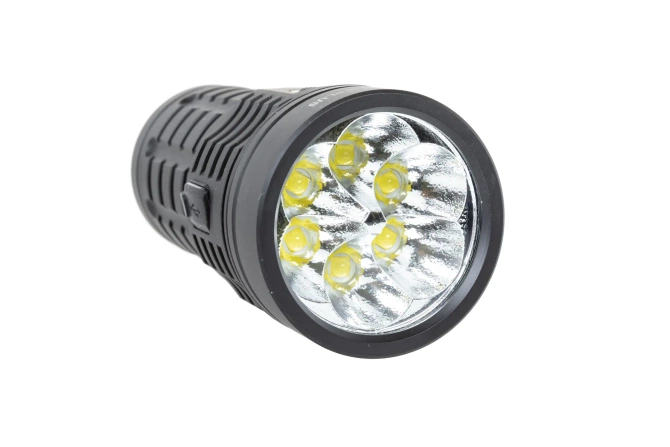 Sofirn Q8 Plus torch with rechargeable battery Black