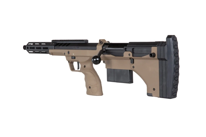 Desert Tech SRS-A2/M2 Covert 16" (left-handed) FDE sniper airsoft rifle