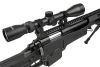MB4411D sniper rifle replica with scope and bipod - black